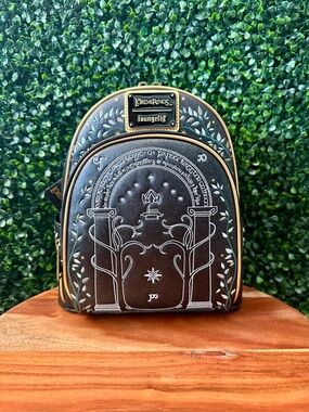 Loungefly The Lord of the Rings Doors of Durin Glow-in-the-Dark Mini Backpack